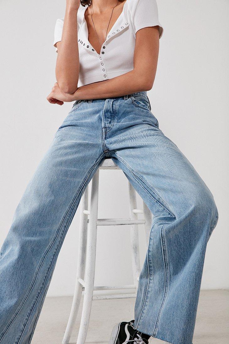 Levi's Altered High-rise Wide-leg Jean in Blue | Lyst